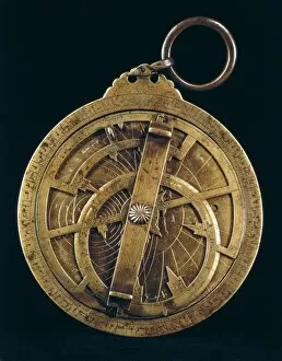 Flat Arabian astrolabe from 16th c