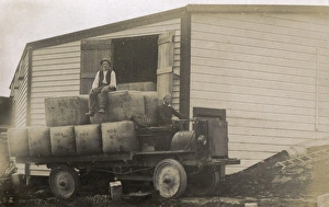 Images Dated 7th July 2016: Flatbed truck loaded with SBA bales, USA