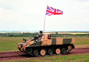 Racecourse Prints: Flatbed version of the CVR(T) armoured fighting vehicle