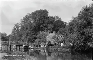 Flatford Bridge and Cottage