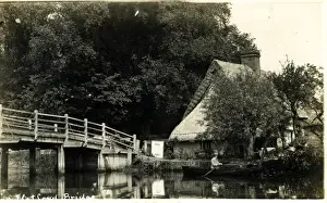 Flatford Prints: Flatford Bridge, Flatford, Suffolk