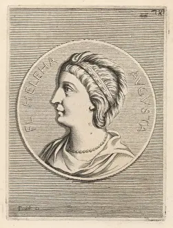 17th Century Prints: Flavia Julia Helena Augusta, mother of Constantine the Great, c