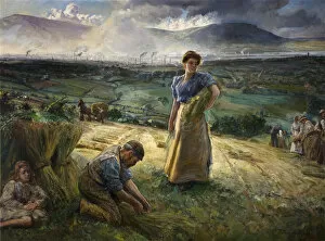 Images Dated 1st September 2010: Flax Pullers