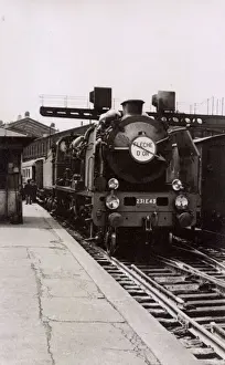 Calais Prints: Fleche d Or (Golden Arrow), French locomotive, France