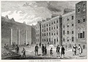 Prisons Prints: Fleet Prison, London, by the side of the River Fleet