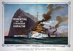 Nation Prints: The fleet protects the nation - Prudential Life Insurance pr
