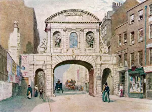 Images Dated 7th February 2008: Fleet St / Temple Bar 1875