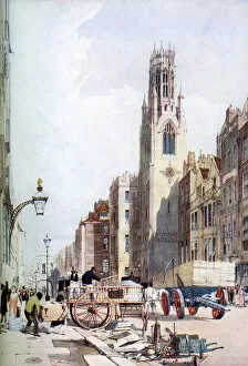 Shotter Collection: Fleet Street in 1842 by Thomas Shotter Boys
