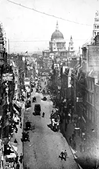 C1880 Prints: Fleet Street, London, c. 1880