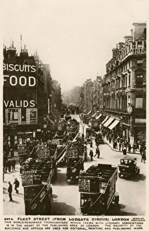 Fleet Street - looking west from Ludgate Circus Fleet Street - looking west from Ludgate Circus