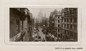 Fleet Street and Ludgate Hill, London