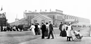 Fleetwood Prints: Fleetwood Railway Station early 1900s