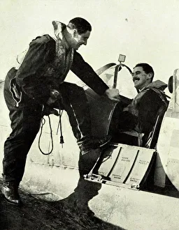 Flight Lt H. M. Stephen, Squadron Leader J. C. Mungo-Park