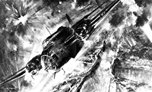 Flight-Lt. Learoyd attacking the Dortmund-Ems Canal; Second