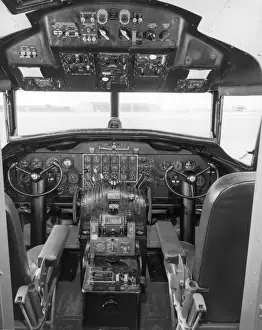 Flightdeck Prints: Flightdeck of a Convair XT-29