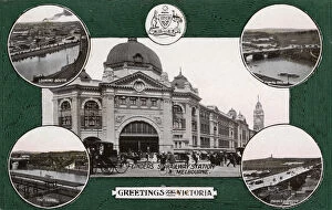 Images Dated 8th November 2016: Flinders Street Railway Station, Melbourne, Australia