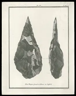 Basire Prints: Flint axes from Hoxne