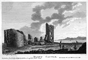 C1790 Prints: Flint Castle, Wales