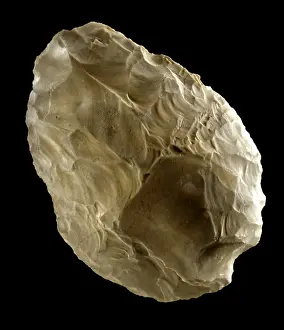 Paleolithic Prints: Flint hand-axe