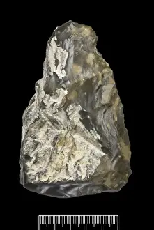 Flint hand axe