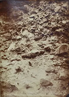 Amiens Prints: Flint tool found at the Freville Pit at Saint-Acheul, Amiens