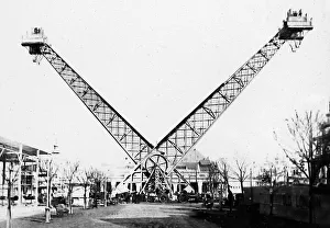 Fairground Prints: Flip-flap Franco-British Exhibition at the White