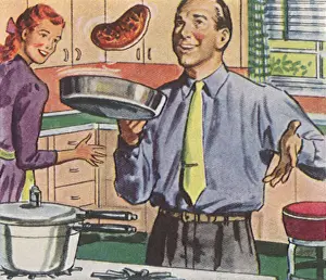 Pancakes Prints: Flipping Pancakes Date: 1948