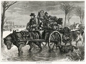 Flooded out in Lincolnshire 1869