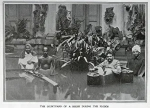 Flooding Prints: Flooding of Calcutta houses