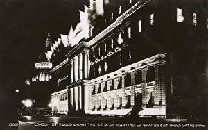 Nightime Prints: Floodlit London - General Post Office, St. Martins Le Grand