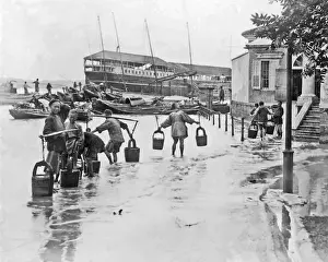 Floods at Hankow (Hankou), China