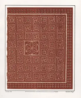 Belles Prints: Floor mosaic from the House of Epigrams, Regio
