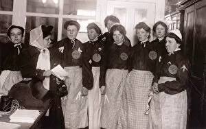 Wspu Gallery: Flora Drummond WSPU Suffragettes prison Dress