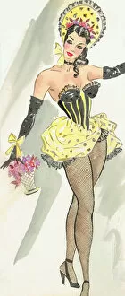 Images Dated 16th March 2018: Flora - Murrays Cabaret Club costume design