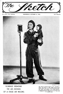 Florence Desmond as an air woman Florence Desmond as an air woman