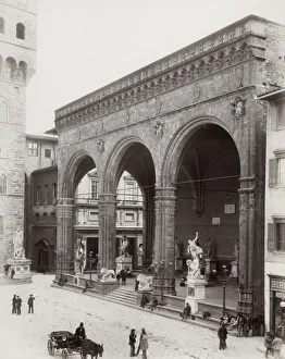 Florence, Firenze, Italy. The Loggia dei Lanzi