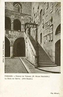 Images Dated 16th June 2020: Florence, Italy - Bargello - the Stairs