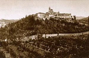 Firenze Prints: Florence, Italy - Fiesole - Panorama with Convent of Certosa