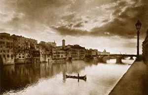 Florence, Italy - The River Arno - Ponte a S. Trinita