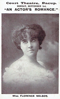 Images Dated 18th August 2016: Florence Nelson in An Actors Romance by Theodore Kremer