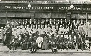 Restaurant Prints: The Florence Restaurant, Rupert Street, London