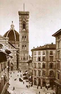 Firenze Prints: Florence, Tuscany, Italy - Campanile del Duomo