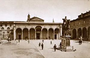 Firenze Prints: Florence, Tuscany, Italy - Church of SS. Annunziata