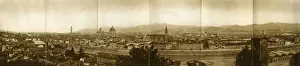 Skyline Prints: Florence, Tuscany, Italy - Panorama of the City