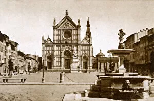 Florence, Tuscany, Italy - Piazza di S. Croce