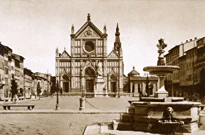 Alighieri Gallery: Florence, Tuscany, Italy - Piazza di S. Croce