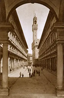 Firenze Prints: Florence, Tuscany, Italy - The Uffizi Gallery