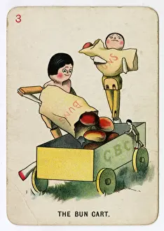 Upton Prints: Florence Upton playing cards - The Bun Cart