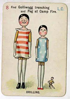 Upton Prints: Florence Upton playing cards - Drilling
