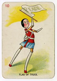 Upton Prints: Florence Upton playing cards - Flag of Truce